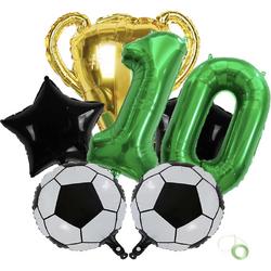 10 jaar voetbal ballonnen feest pakket || Op werkdagen voor 16:00 besteld = volgende werkdag verzonden